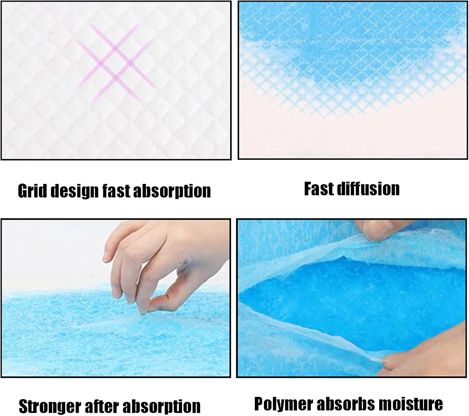 30 Count Dog Pee Pads Extra Large,36"x36"Pee Pads for Dogs Absorbent & Leak-Proof,Disposable Pet Training and Puppy Pads for Cats Dogs Rabbit