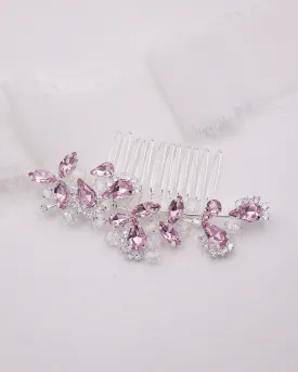 Carla Pink Wedding Comb