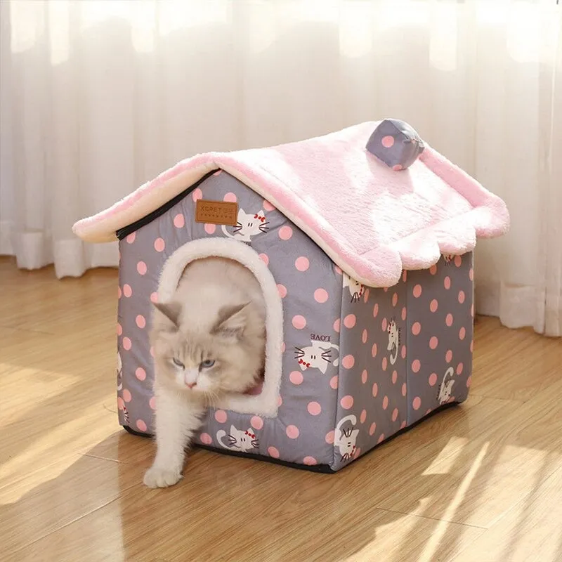 Cat Nest Removable Washable House