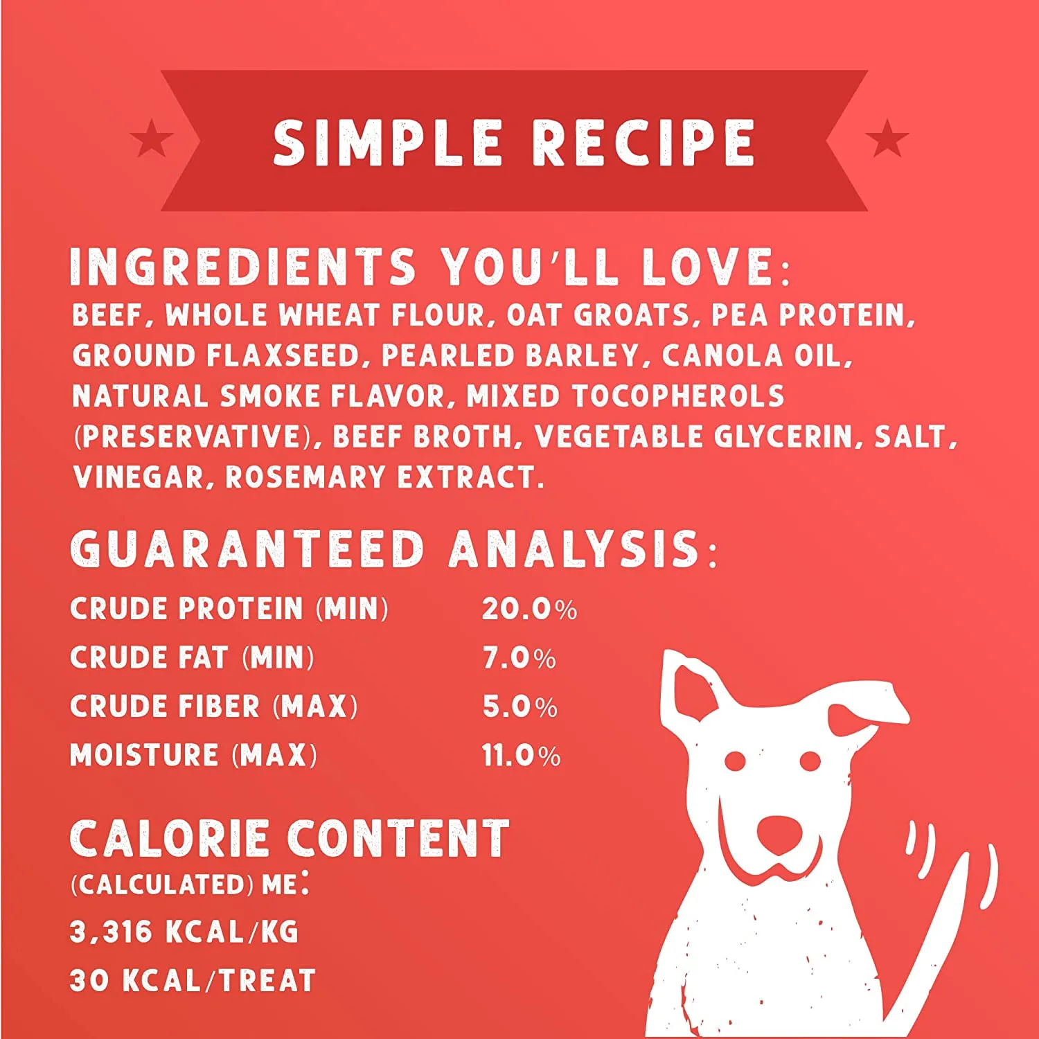 Cloud Star Meat Craver Beef Natural Dog Chews - 12 oz Bag