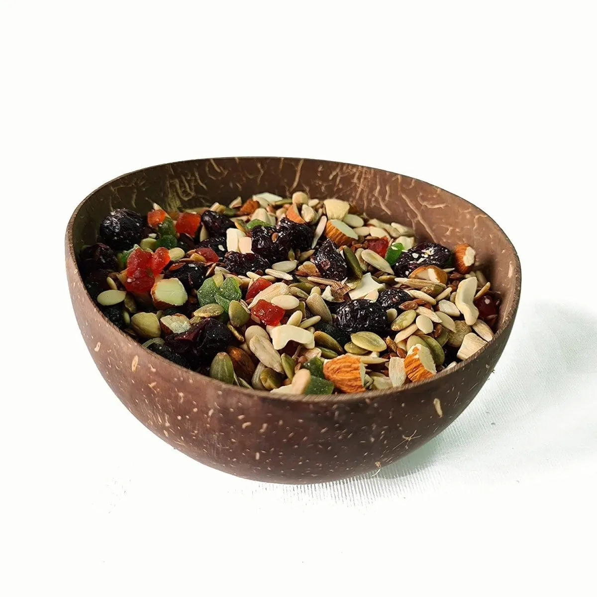 Coconut Bowl 500ml & Wooden Cutlery