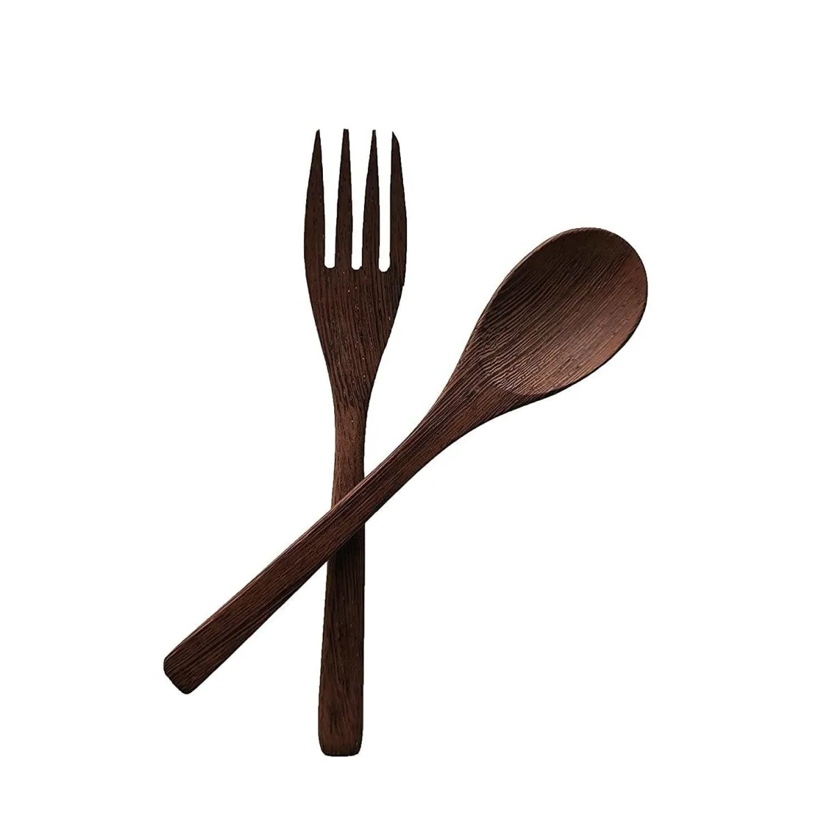 Coconut Bowl 500ml & Wooden Cutlery