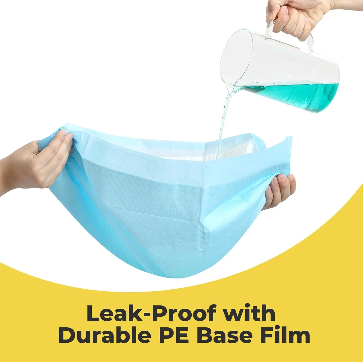 Dog Pee Pads: Super Absorbent & Leak-Proof Puppy Pads - Thicken Disposable Dog Training Pads Potty Pads for Dogs - Pee Pads for Doggie Cats Rabbits Quick Dry 24''x24'' Pack of 100