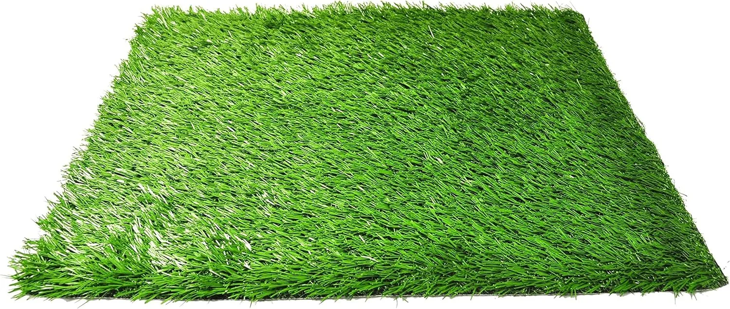 Downtown Pet Supply Replacement Dog Potty Grass, 20 x 25 - Washable Synthetic Grass Pad for Dogs, Suitable as Indoor or Outdoor Grass Pee Turf - Dog Housebreaking Supplies