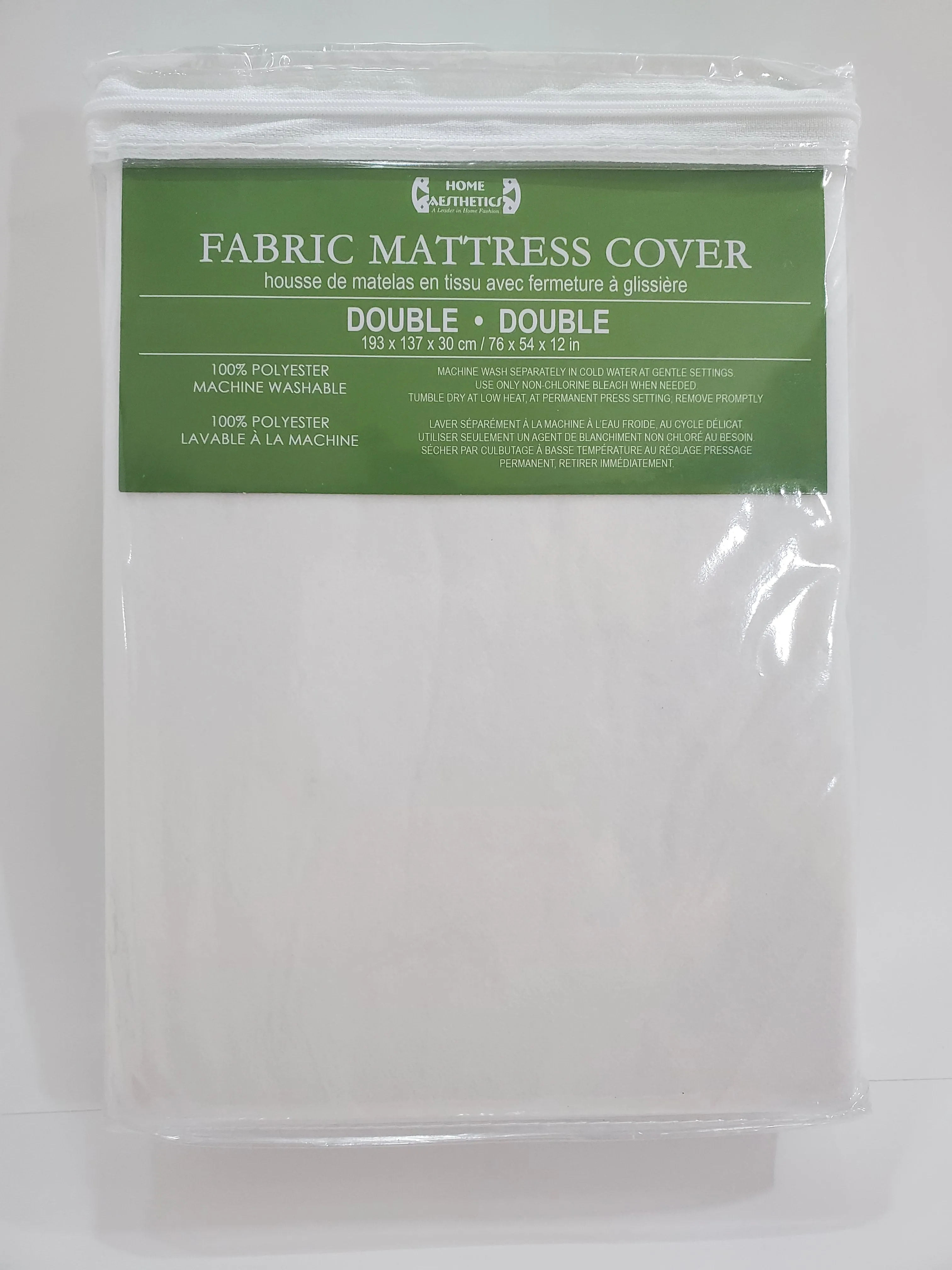 HOME AESTHETICS Full/Double Mattress Cover with Zipper - HA-1506F