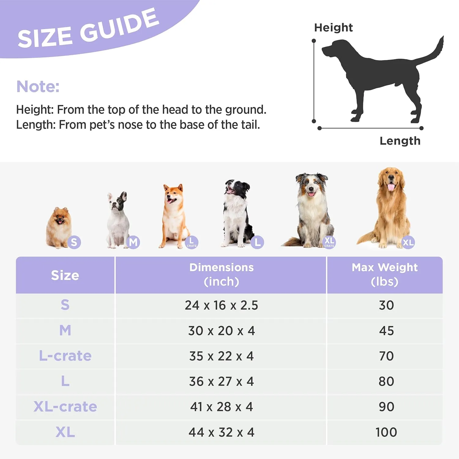 Lesure Extra Large Dog Bed-Thick Shredded Chopped Foam Pet Bed Indoor with Removable Cover, Cute Modern Fuzzy Plush & Anti Slip Bottom, Brown