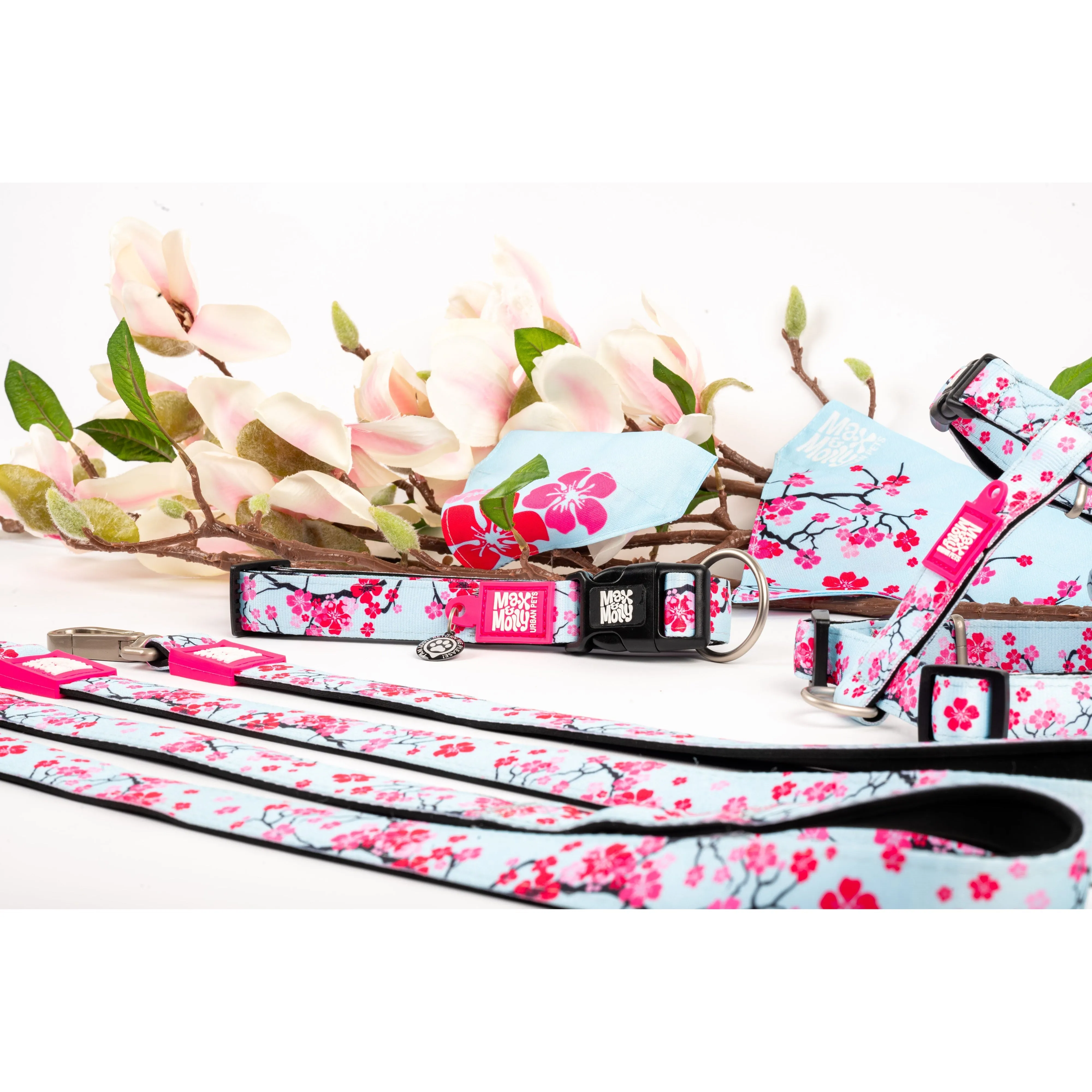 Max & Molly Cherry Bloom Smart ID Cat Collar^^^