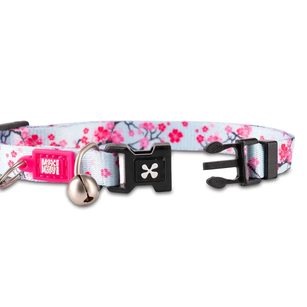 Max & Molly Cherry Bloom Smart ID Cat Collar^^^