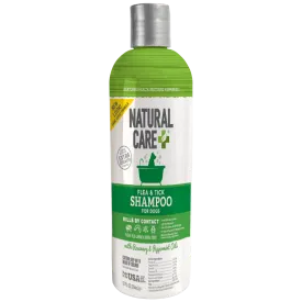 Natural Care Flea and Tick Dog Shampoo with Certified Natural Oils, 12 oz.