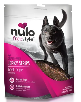 Nulo Freestyle Beef & Coconut Jerky Dog Treats 5oz