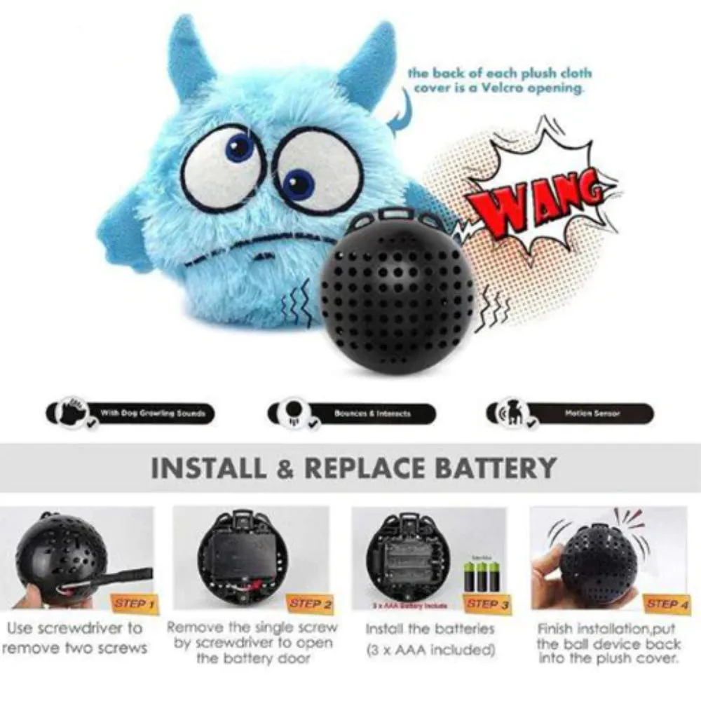 Pawsindia, Trembling Monster color Toy for Dog