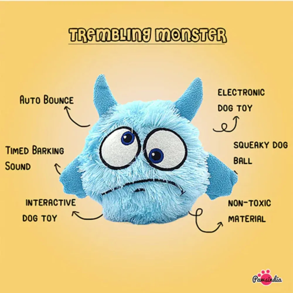 Pawsindia, Trembling Monster color Toy for Dog