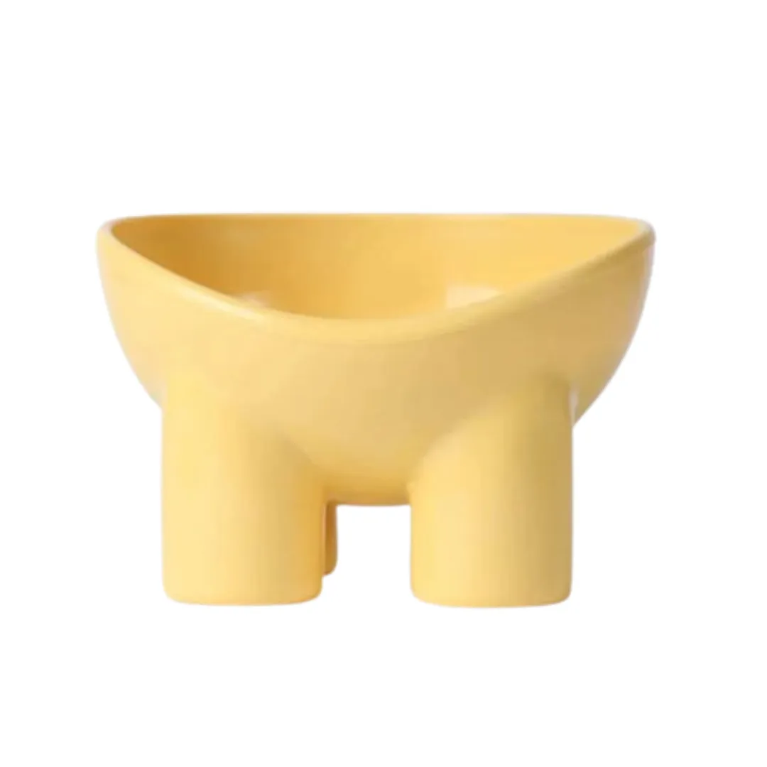 PetAffairs Neck Protector High-Foot Pet Bowl