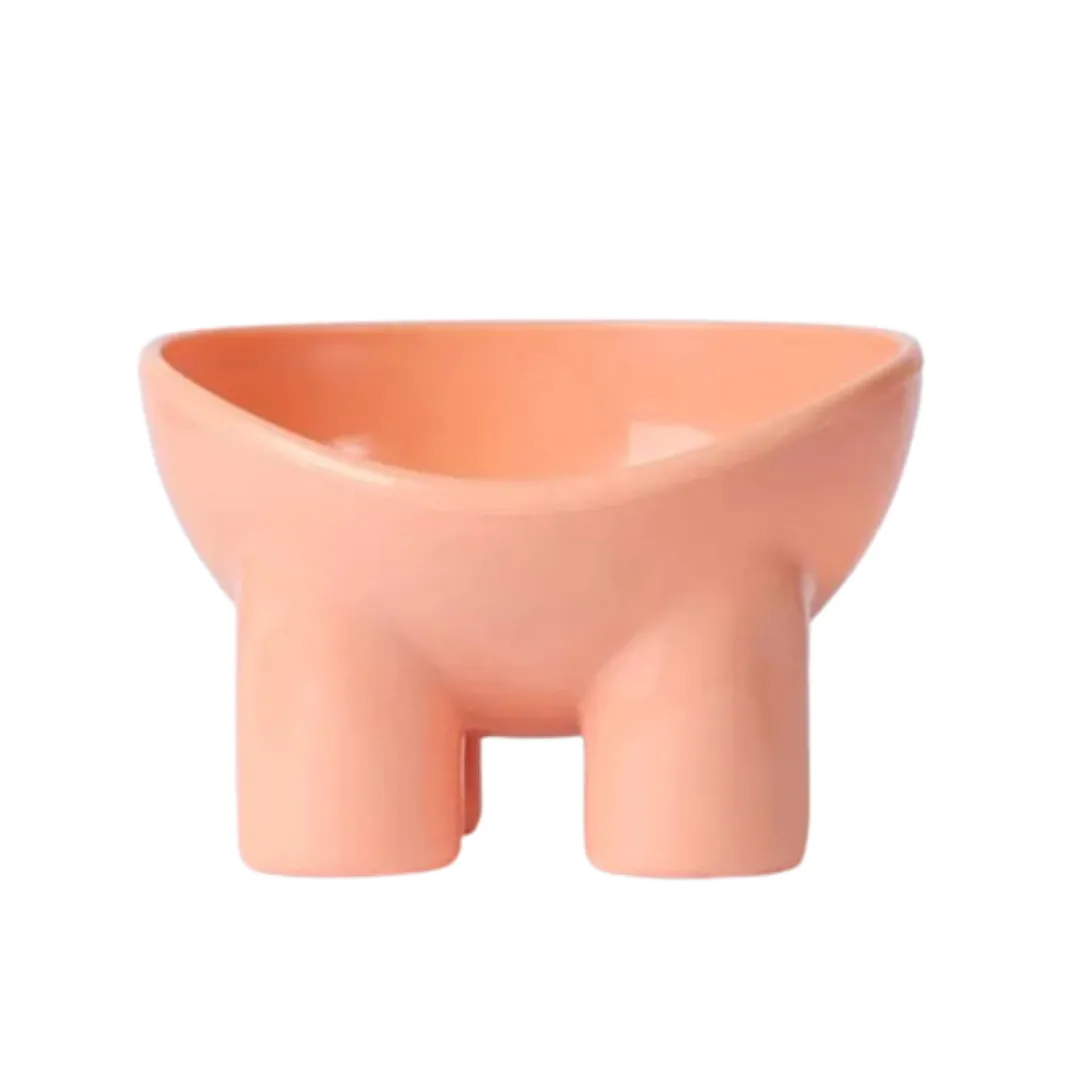 PetAffairs Neck Protector High-Foot Pet Bowl
