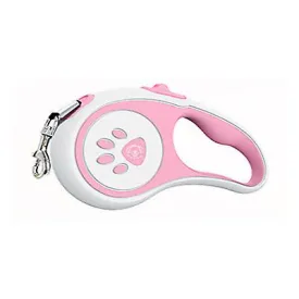 pink Automatic telescopic traction leash for pet dogs,Nylon Dog Traction Rope AZ19930