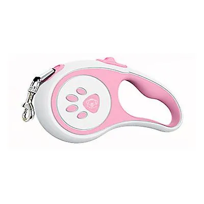pink Automatic telescopic traction leash for pet dogs,Nylon Dog Traction Rope AZ19930