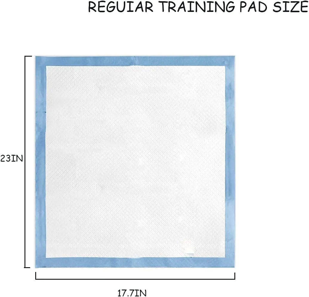 Puppy and Dog Pee Pads, 6 Layers Leak-Proof Super Absorbent Puppy Pads Pee Pads for Dogs  Leak-Proof Design and Quick-Dry Surface (M, 45 * 60 cm, 50 Count)