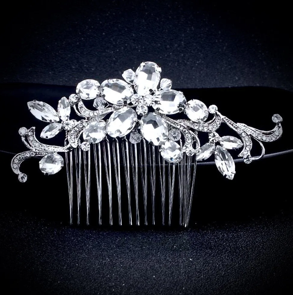 "Sarah" - Austrian Crystal Bridal Hair Comb