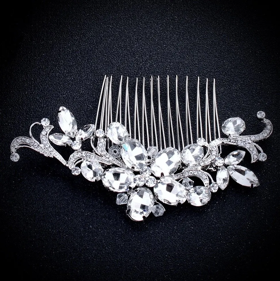 "Sarah" - Austrian Crystal Bridal Hair Comb
