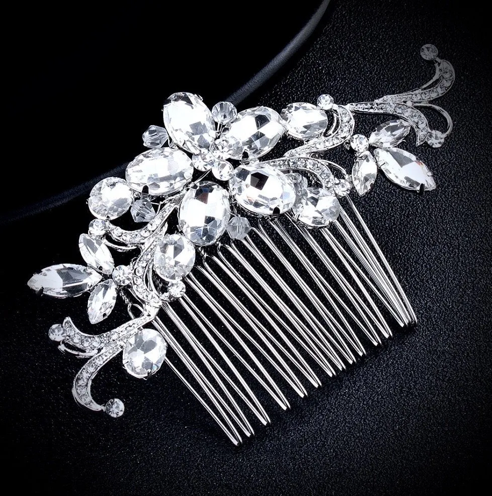 "Sarah" - Austrian Crystal Bridal Hair Comb