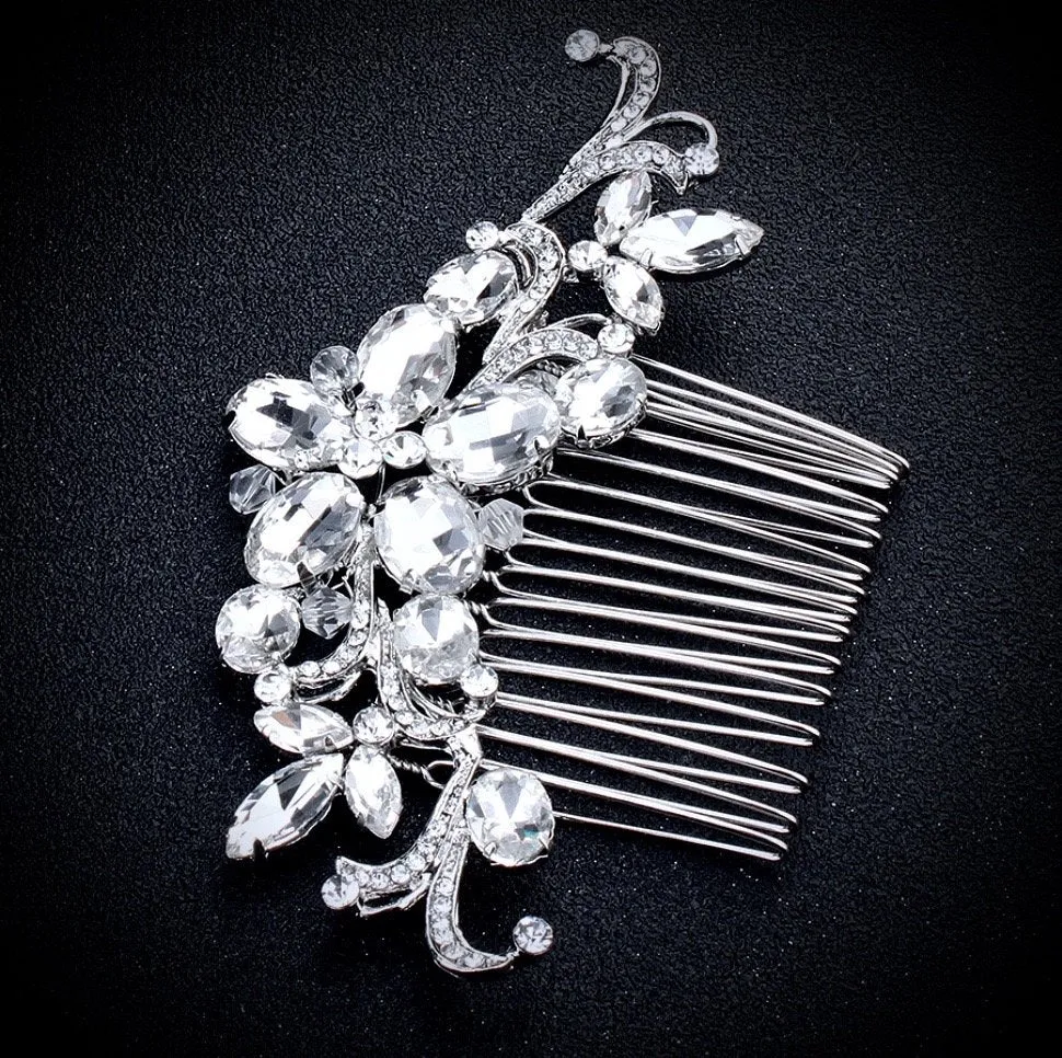 "Sarah" - Austrian Crystal Bridal Hair Comb