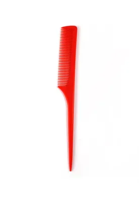 Rat Tail Comb: Red