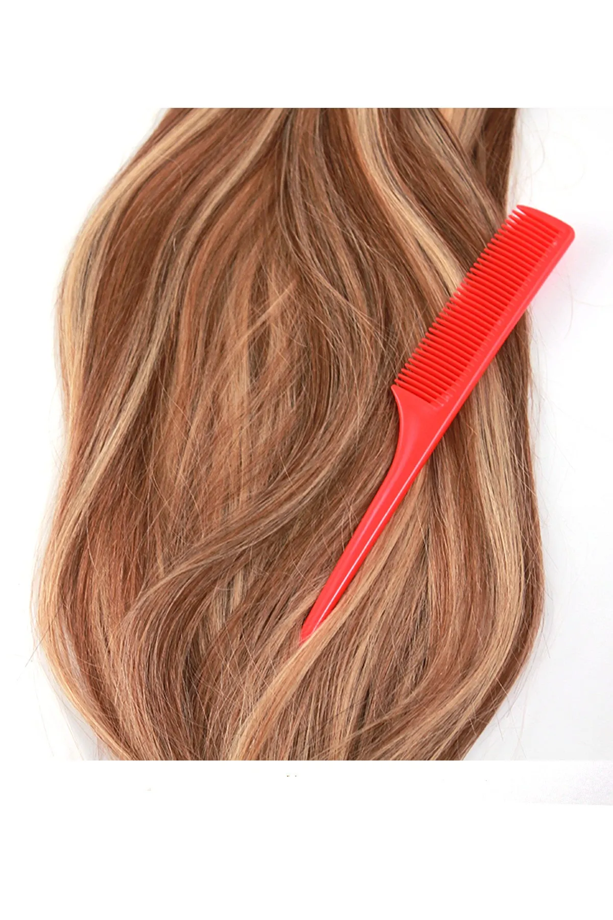 Rat Tail Comb: Red
