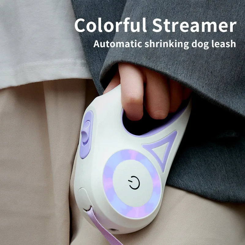Retractable Dog Leash W Spotlight