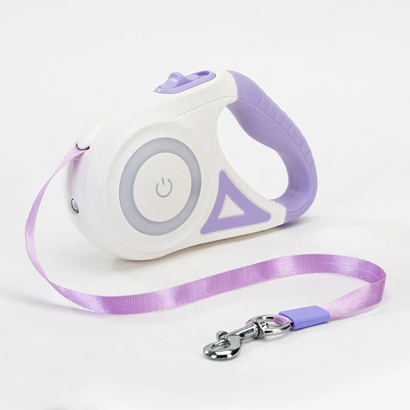 Retractable Dog Leash W Spotlight