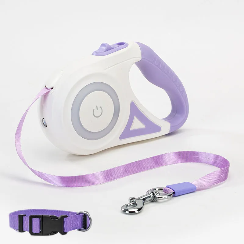 Retractable Dog Leash W Spotlight