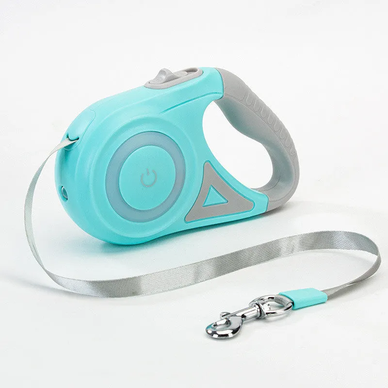 Retractable Dog Leash W Spotlight