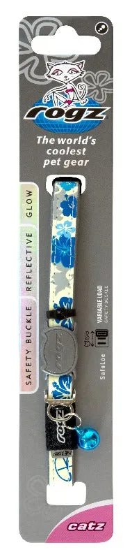 Rogz Blue Glow Cat Collar