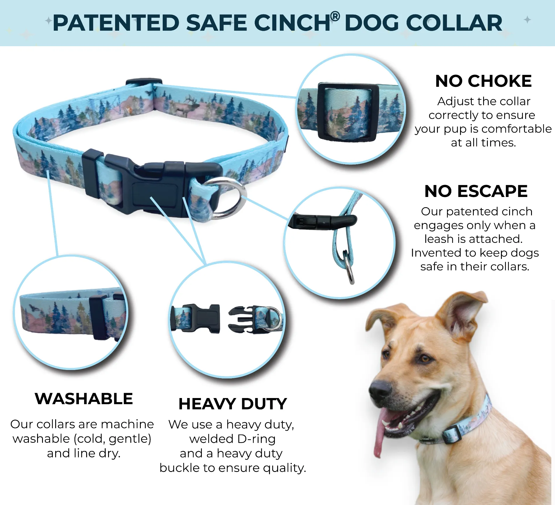 Safe Cinch Collar - Great Outdoors