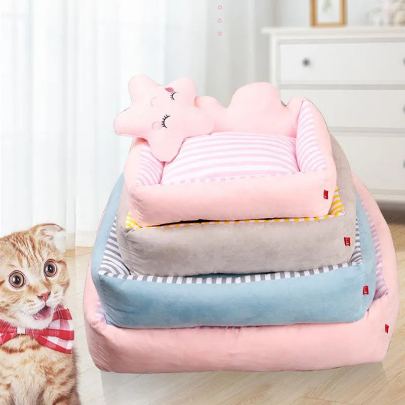 Small and medium cloud removable and washable pet nest