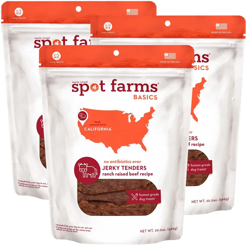 Spot Farms Basic Beef Jerky Tenders Dog Treats