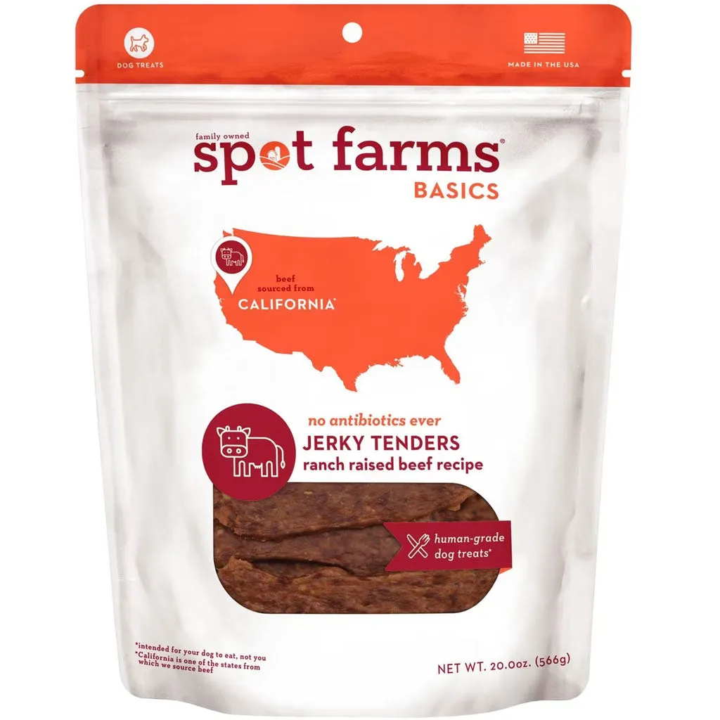 Spot Farms Basic Beef Jerky Tenders Dog Treats