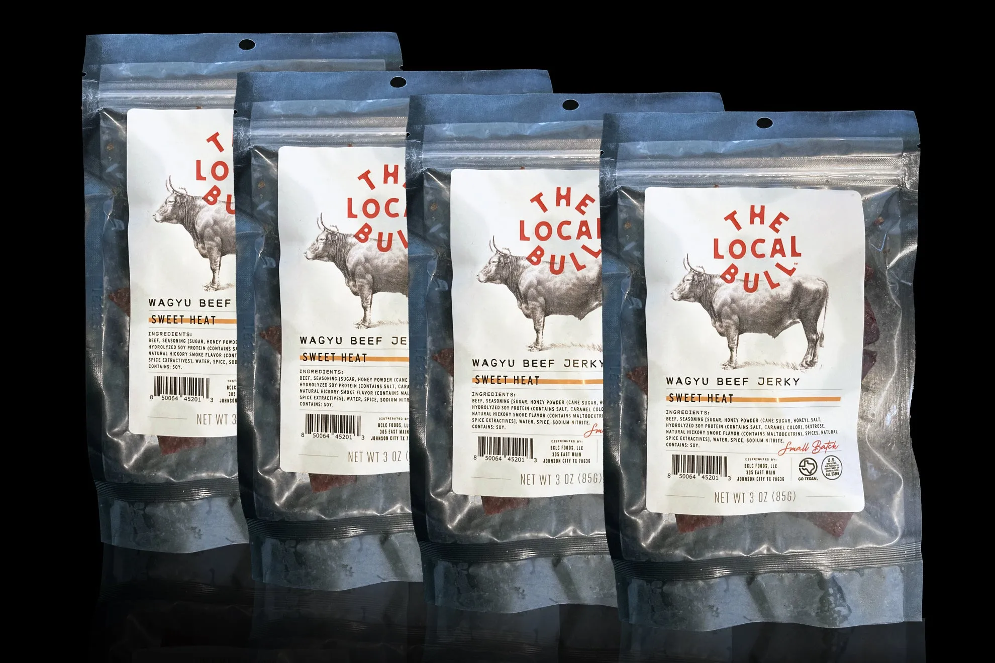 Sweet Heat Jerky Four Pack