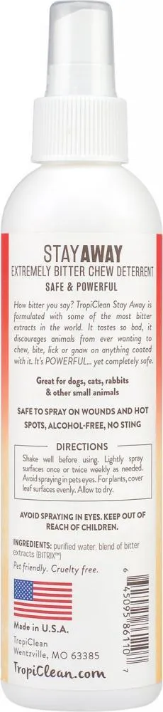 TropiClean Stay Away Pet Chew Deterrent Spray