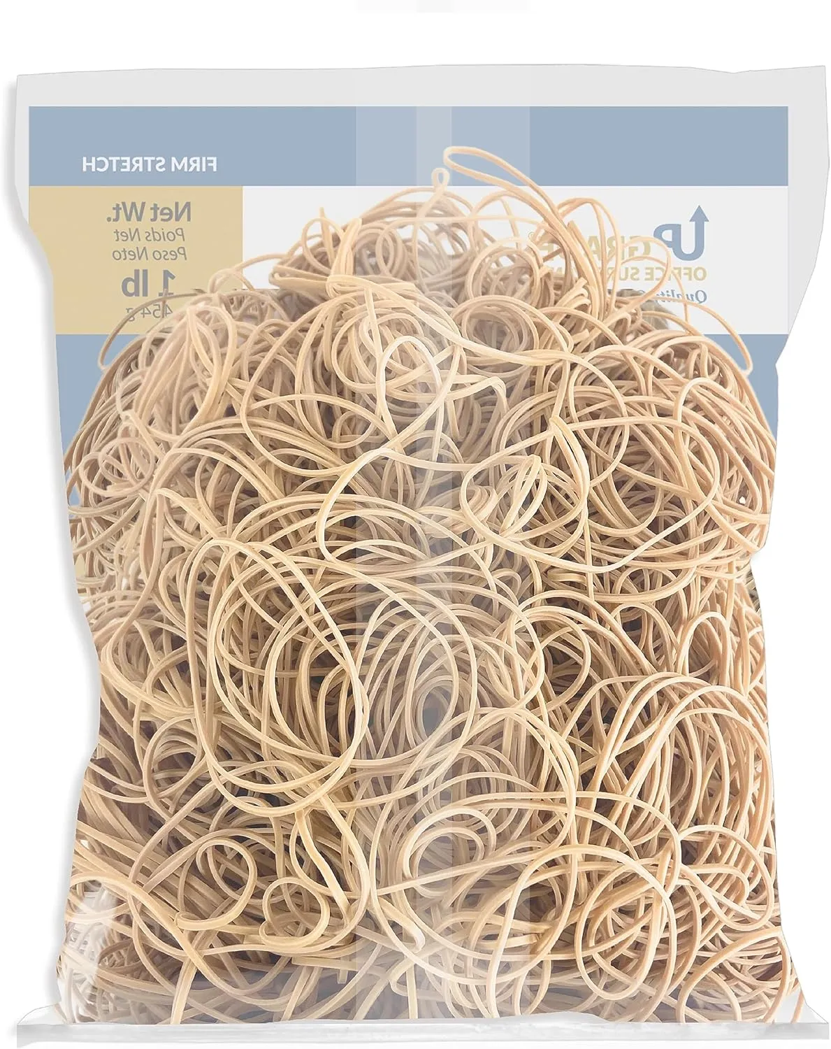 Upgrade Office Supply Rubber Bands, Size 19 (3-1/2 x 1/16), 1 lb, USA