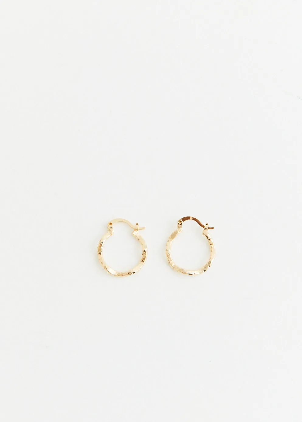 Wave Hoop Earrings