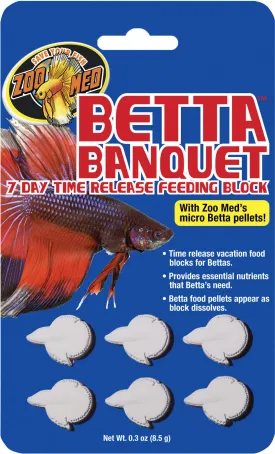 Zoo Med - Betta Banquet 7 Day Feeding Block (6pk)